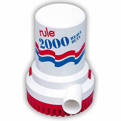 Rule Bilge Pump, 2000GPH, 12 Volt