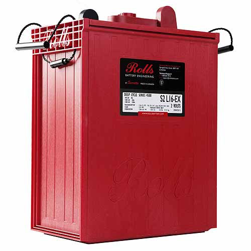 Rolls Surrette S2-L16  (S-1450), 1169 Ah Battery