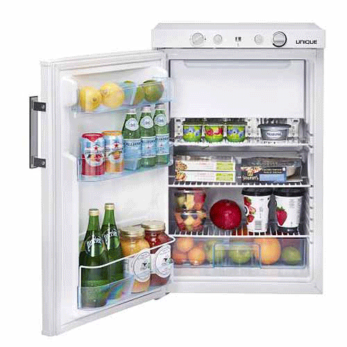 Unique UGP-3 3 Cubic Feet 3-Way Fridge, LPG/110/12V