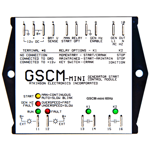 Atkinson Electronics GSCM-mini-i Generator Start Control Module