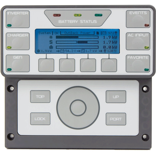 Outback Power MATE3s System Display and Controller